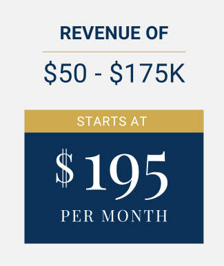 Partnership 50-175k Bookkeeping Pricing